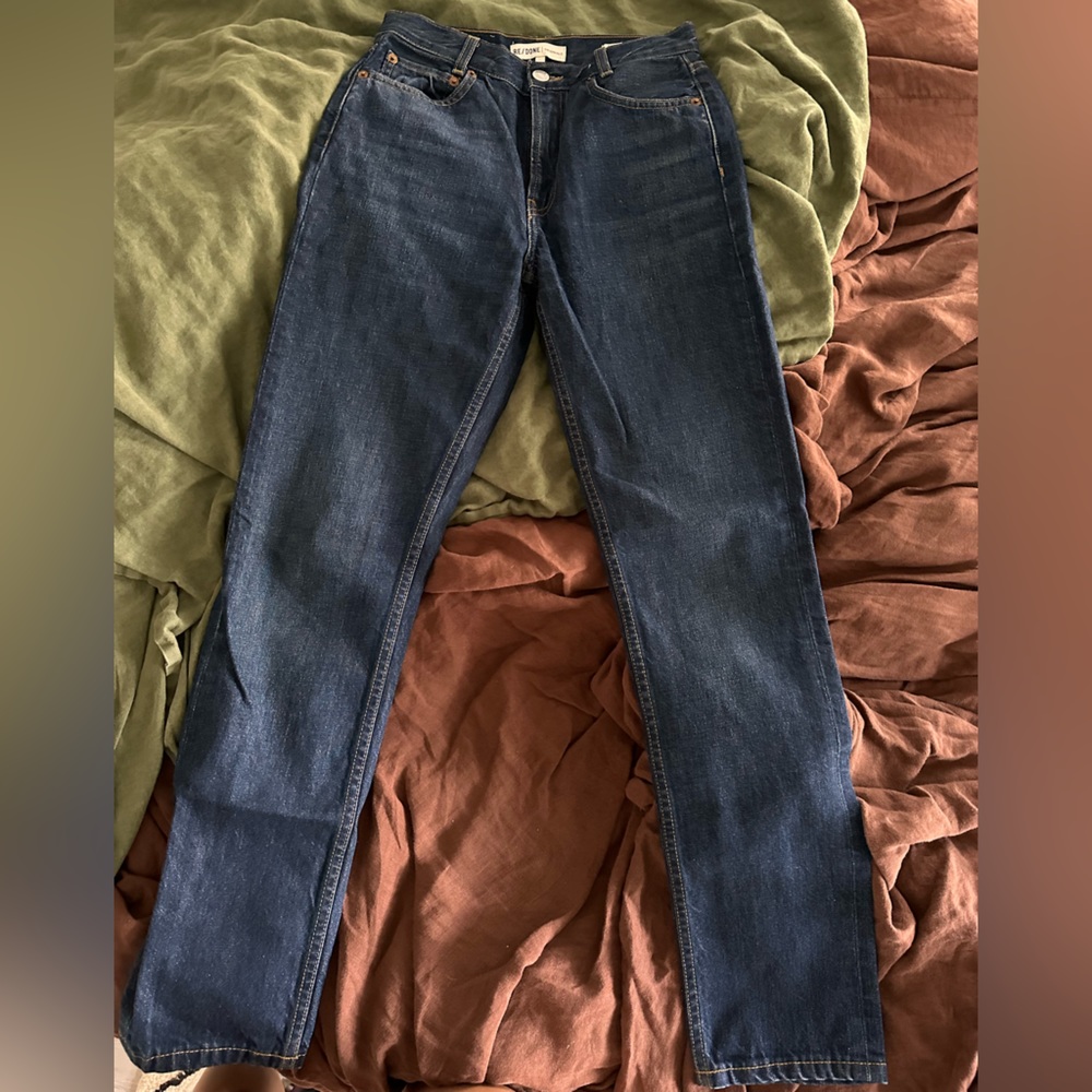 Re/done Academy Fit Mid Rise Jeans
